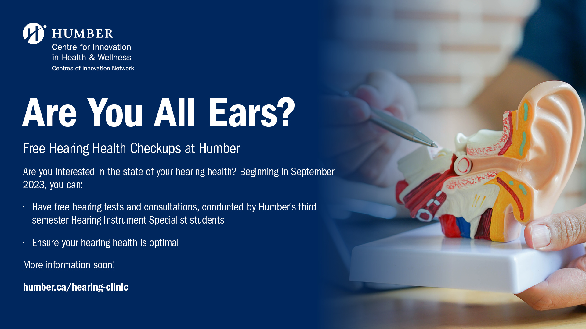 Humber StudentLed Hearing Clinic Humber Communiqué